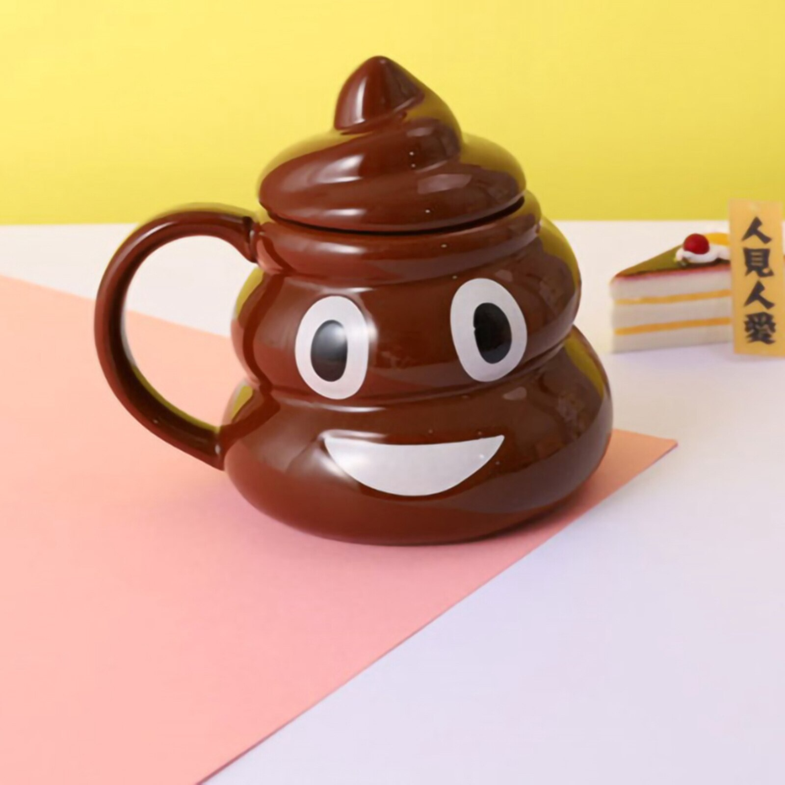 Mug Rigolo Émoji Caca