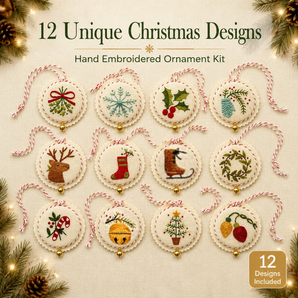 Christmas Sale Hand Embroidery Christmas Ornaments kit