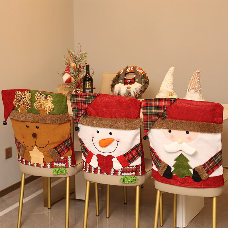 Christmas Chair Covers with Santa Claus