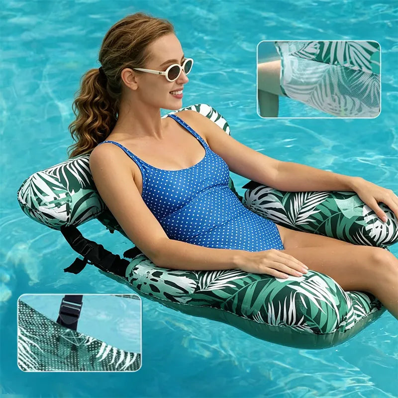 🔥Summer Hot Sale Inflatable Pool Floats Adult,Floating Lounge Chairs