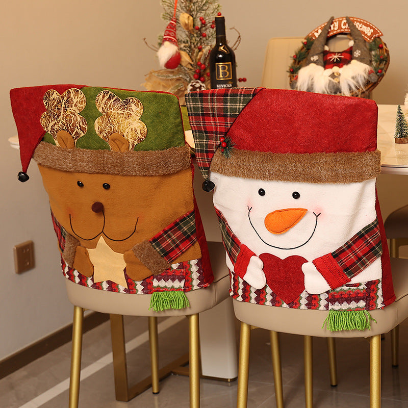 Christmas Chair Covers with Santa Claus
