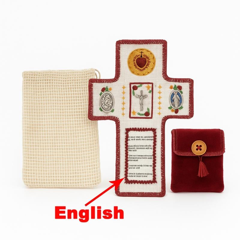 Handmade Catholic Prayer Pocket