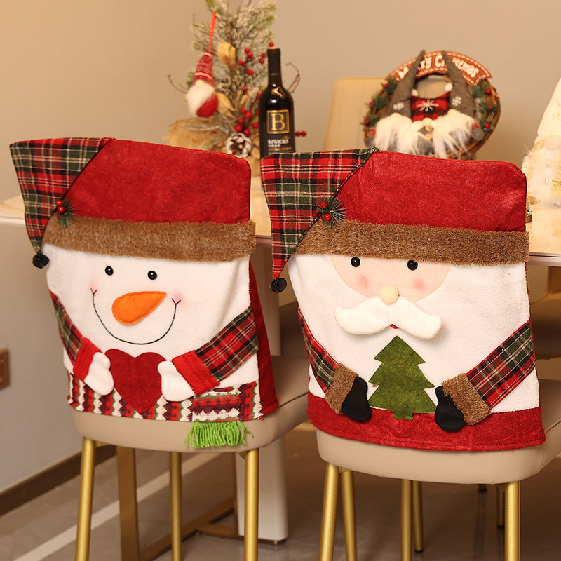 Christmas Chair Covers with Santa Claus