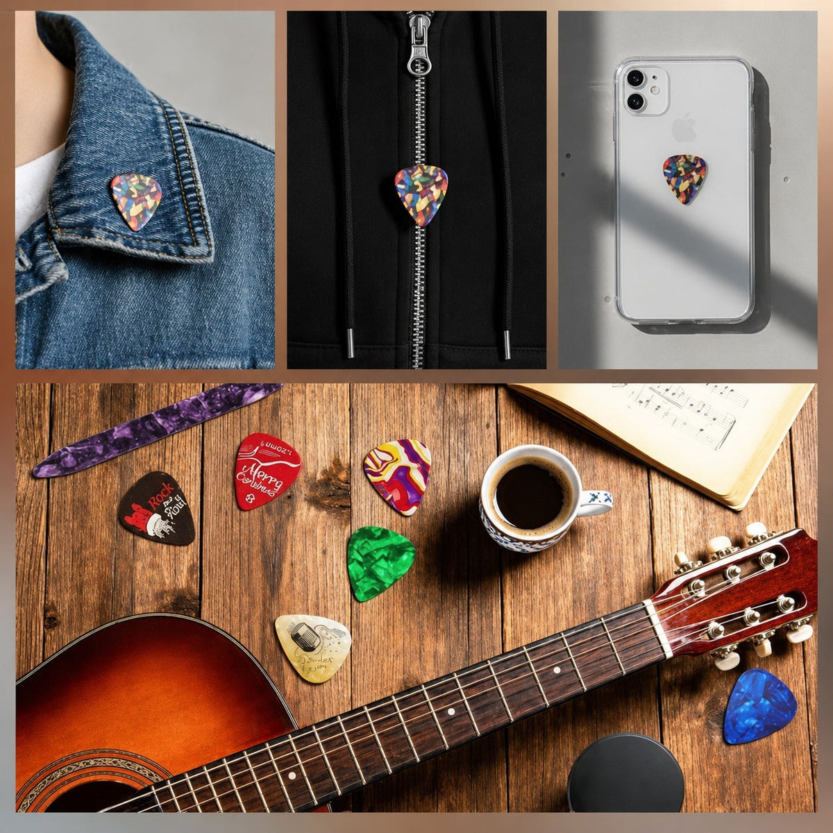 24-Day Guitar Pick Advent Calendar | Christmas Gift for Guitarists