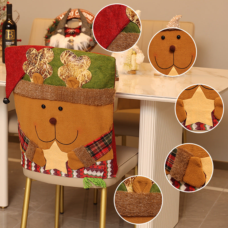 Christmas Chair Covers with Santa Claus