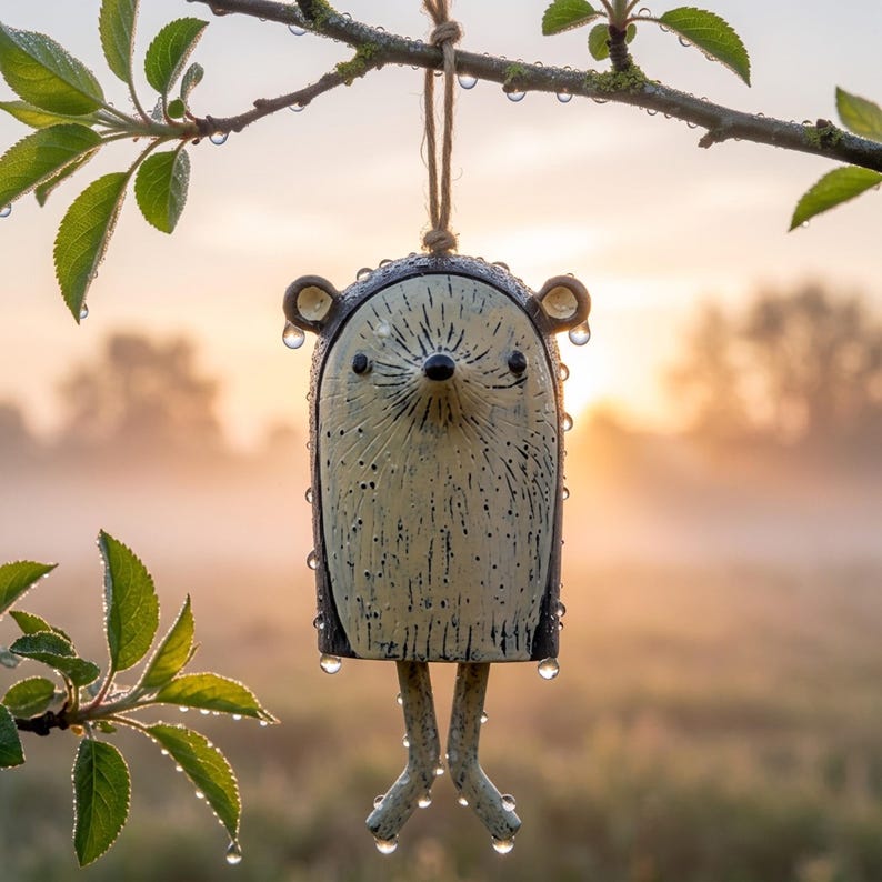 Rustic Woodland Animal Hanging Bells