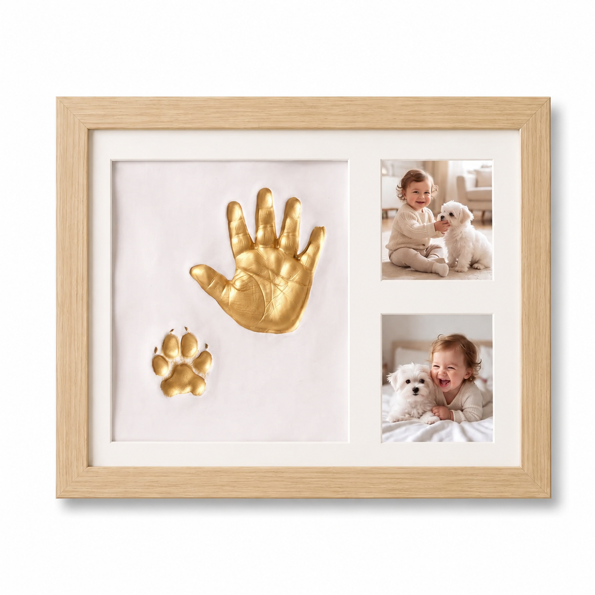 Baby & Pet Paw Print Keepsake Frame – A Forever Memory of Your Little Loves