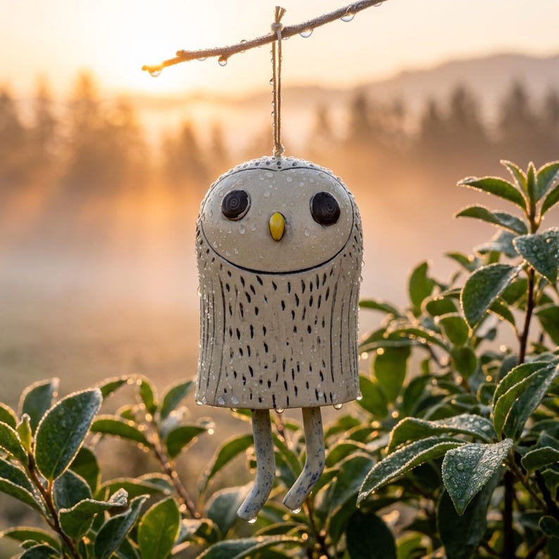 Rustic Woodland Animal Hanging Bells