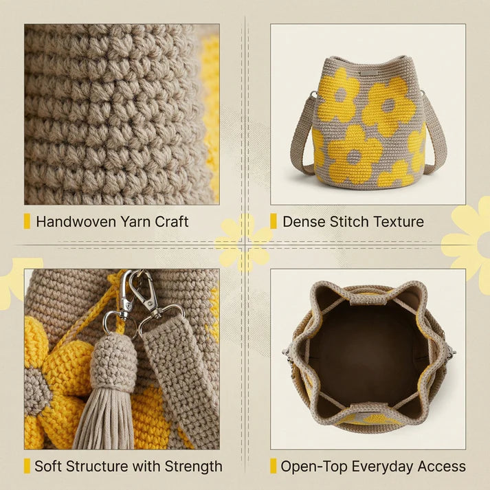 Flower Crochet Bag