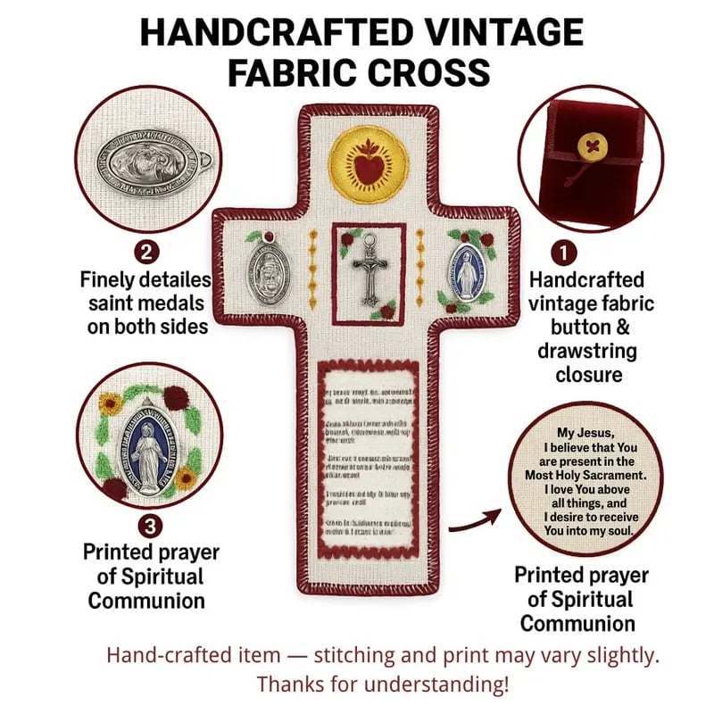 Handmade Catholic Prayer Pocket