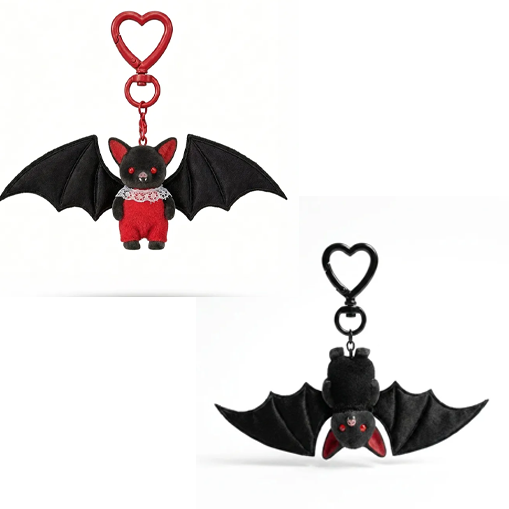 Halloween Cute Black Bat Baby Keychain