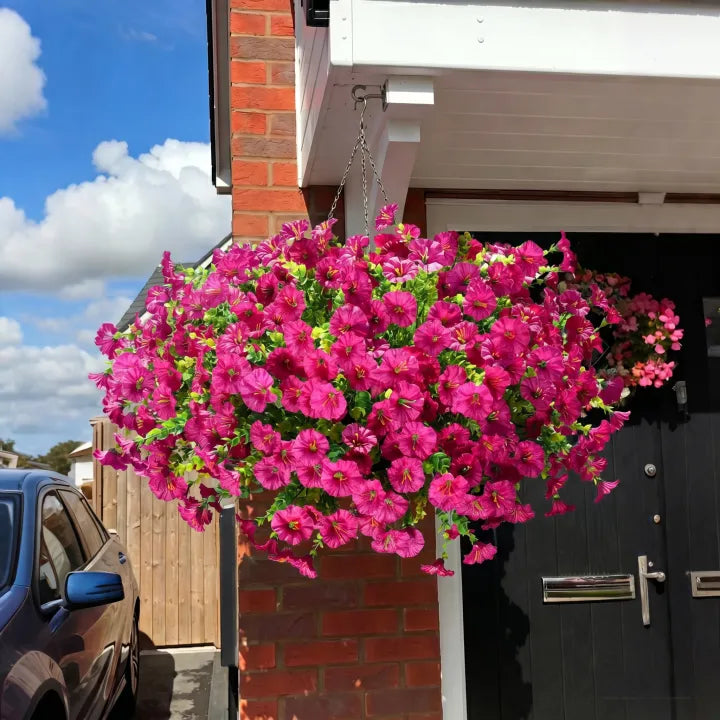 UV Resistant Artificial Petunias Flowers