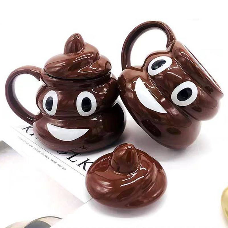 Mug Rigolo Émoji Caca