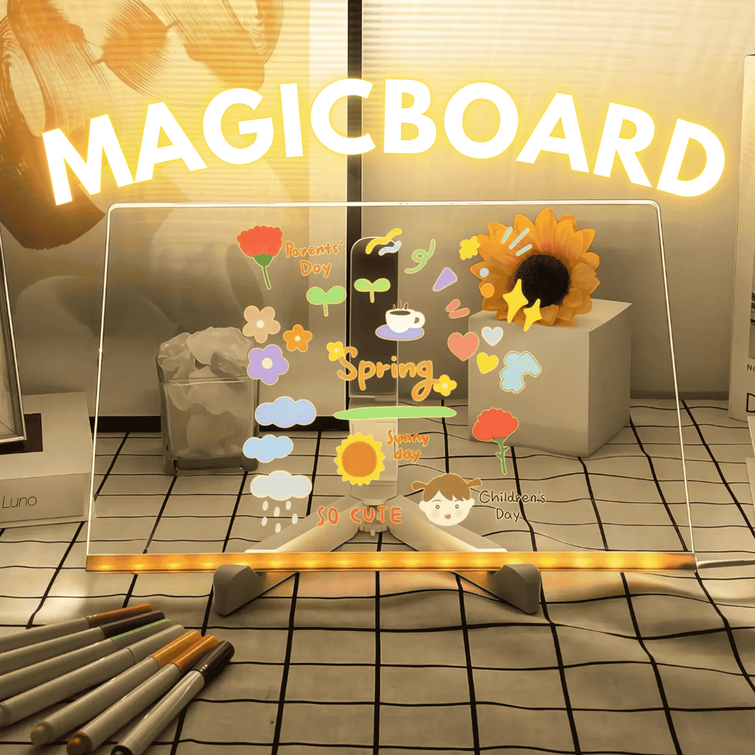 Luminous Led Drawing Board For Children
