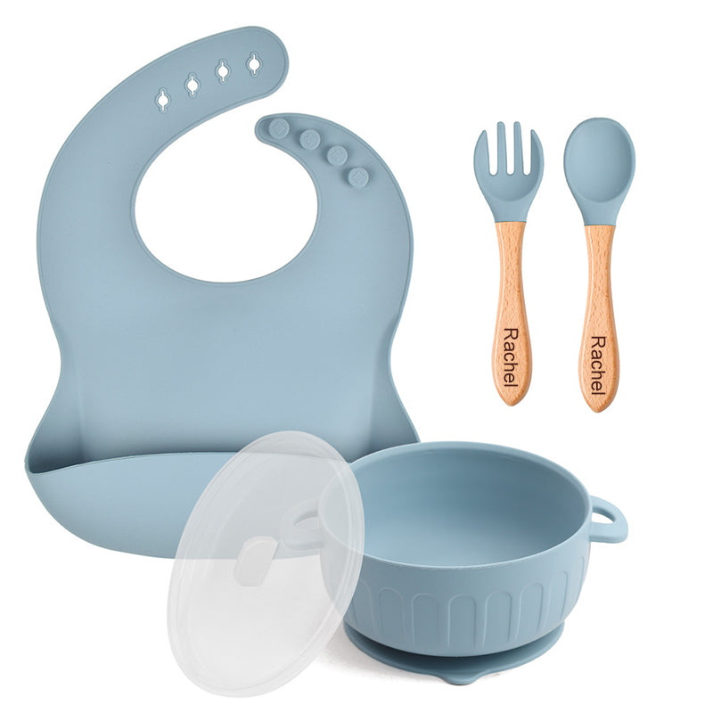 Baby Silicone Feeding Tableware Set