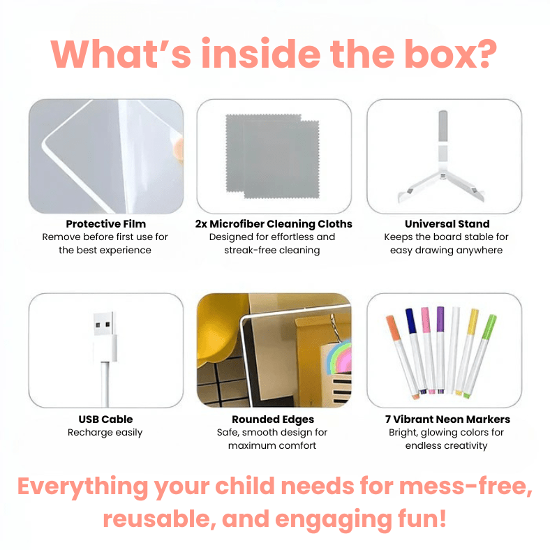 Luminous Led Drawing Board For Children