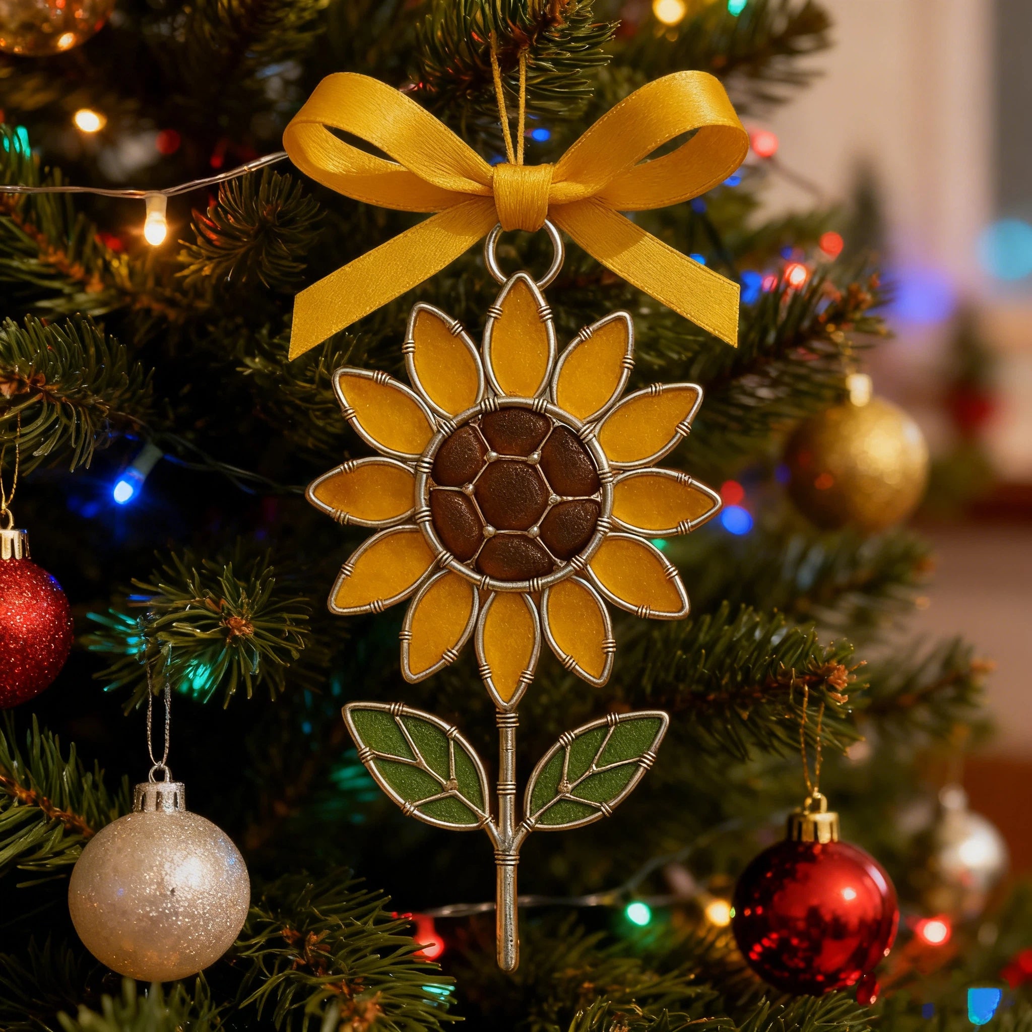 Sunflower Ornament
