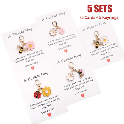 Fabriqués à la main – 20 ensembles de petits cadeaux câlins (papillon, coccinelle, fleur, abeille)