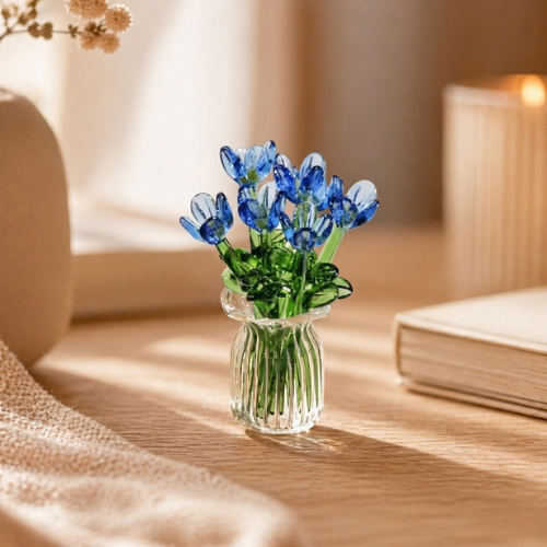 Miniature Forever Flowers | Mini Glass Flower Bouquet Gift