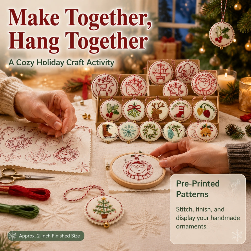Christmas Sale Hand Embroidery Christmas Ornaments kit