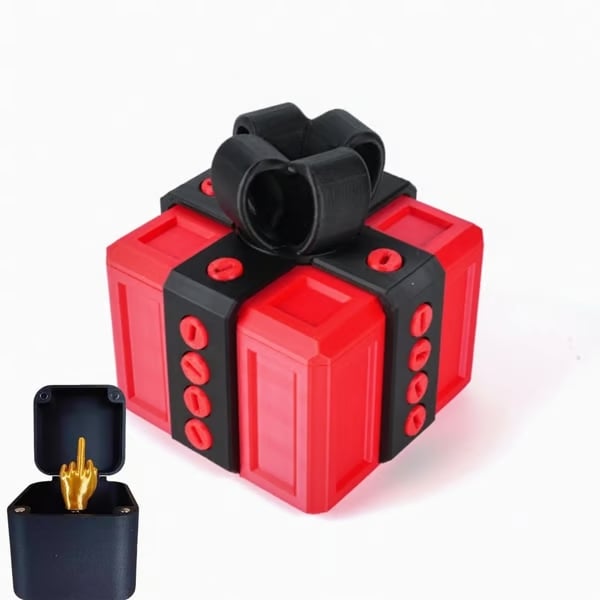 The Prank Box – Hilarious Screw Challenge with Middle Finger Surprise  Perfect Gag Gift for All Occasions!
