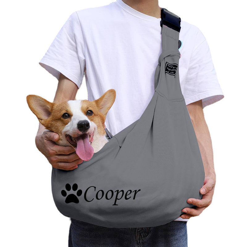 Personalized Pet Hands Free Sling Carrier