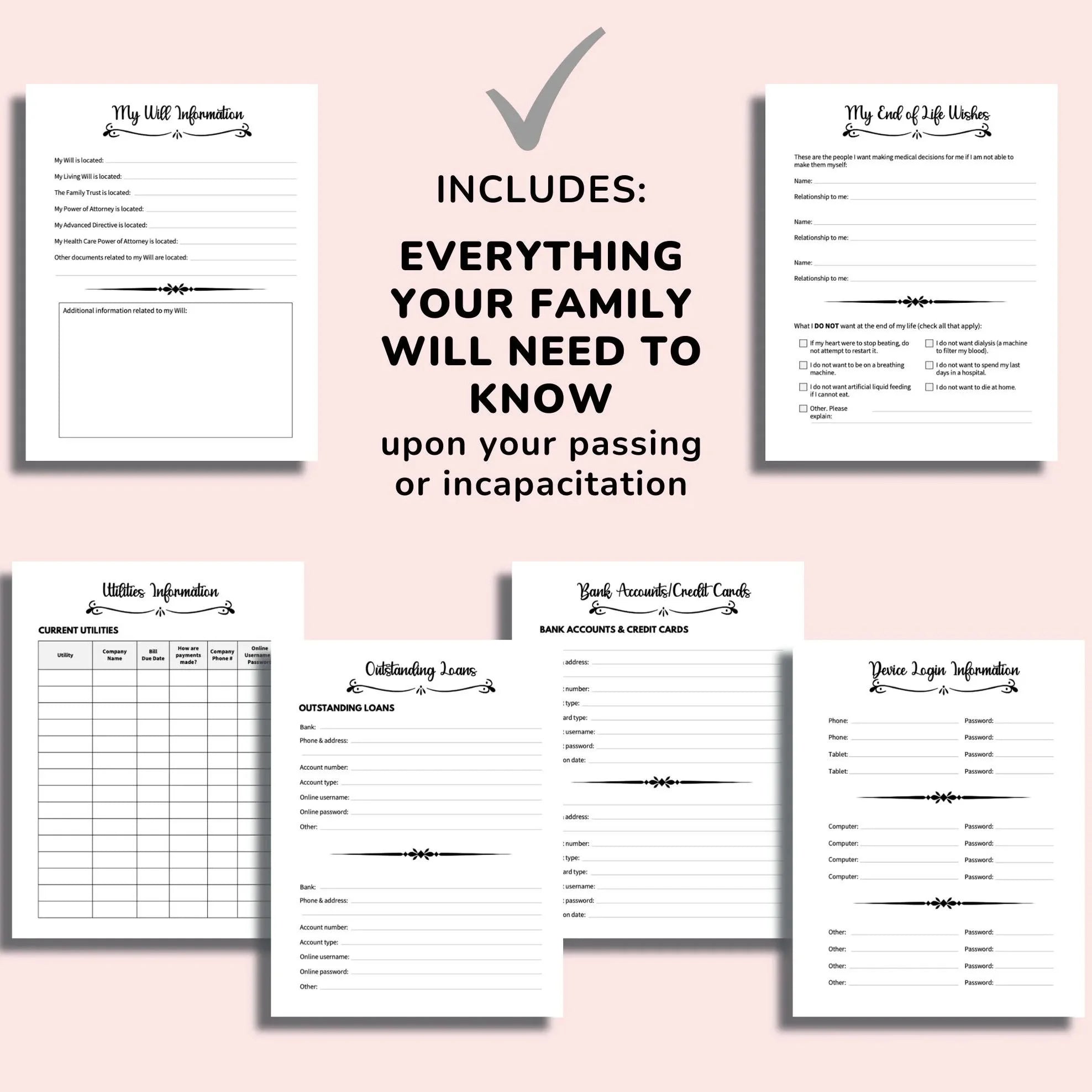 Fxck I'm Dead, End Of Life Planner