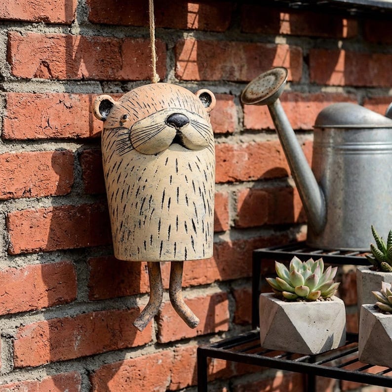 Rustic Woodland Animal Hanging Bells
