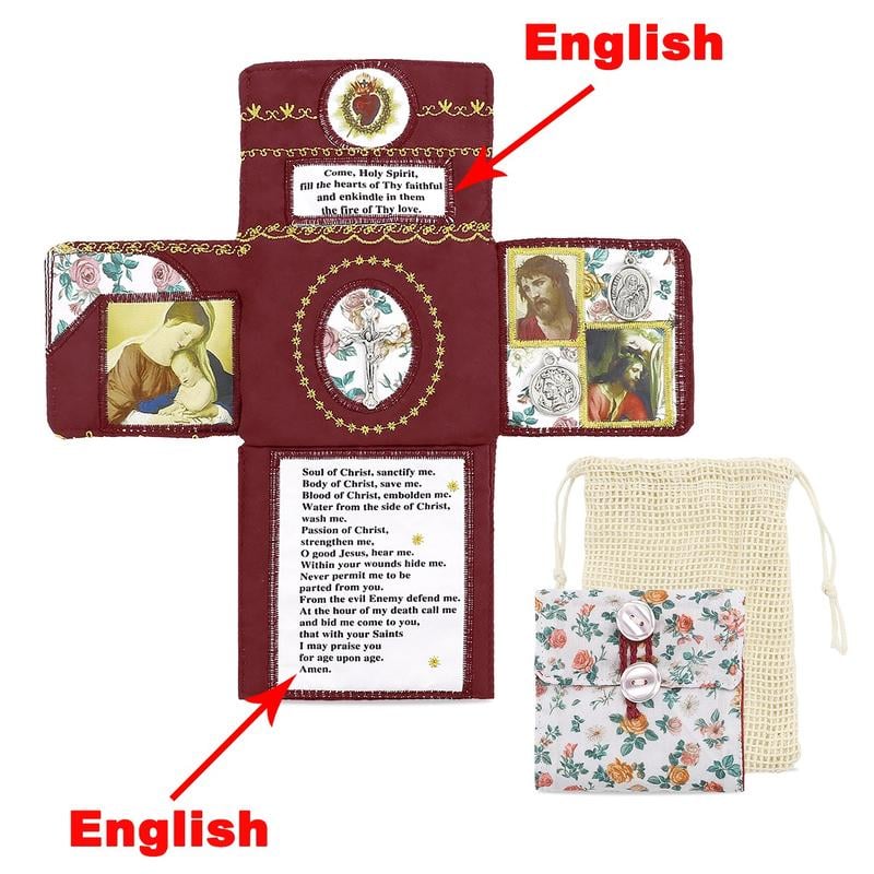 Handmade Catholic Prayer Pocket