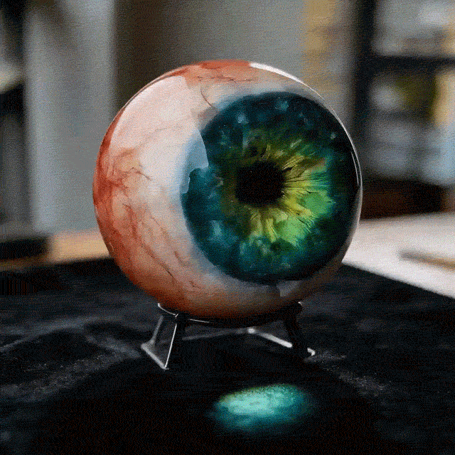 Hyper-Realistic Monster Eye Decor