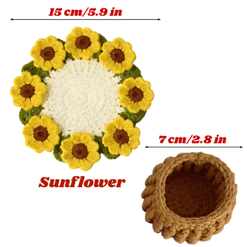 Bouquet Coasters – Handmade Flowers