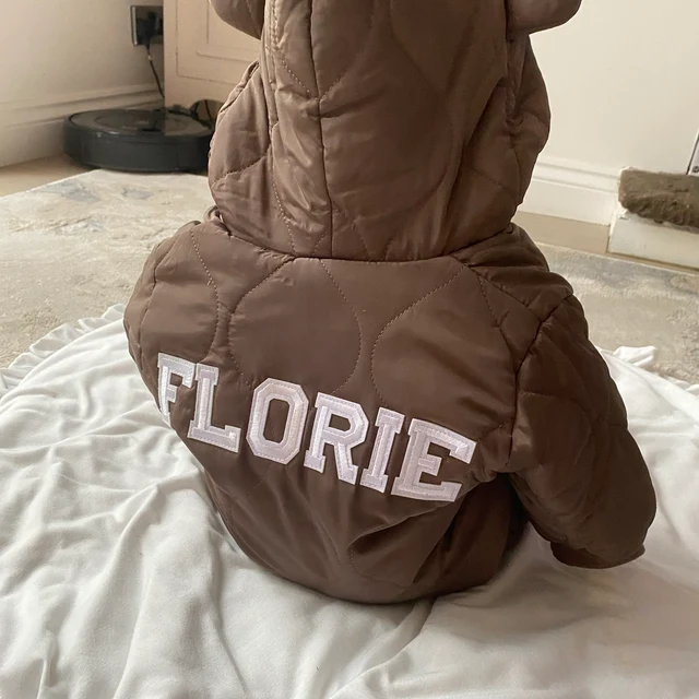 Personalized Hand Patch Kids Lightweight Puffer Romper