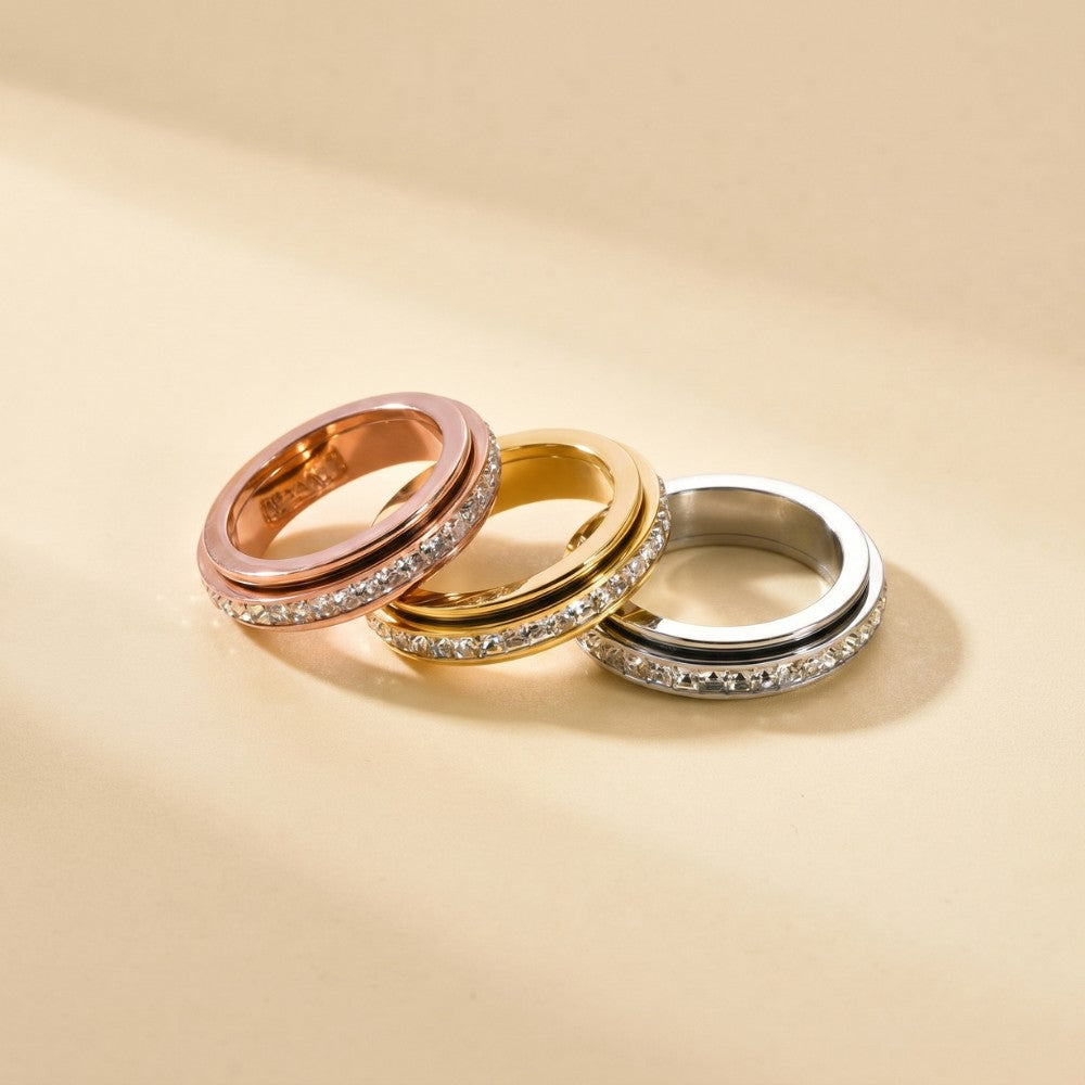 Serenity Spinner Ring – Anxiety Relief Fidget Ring