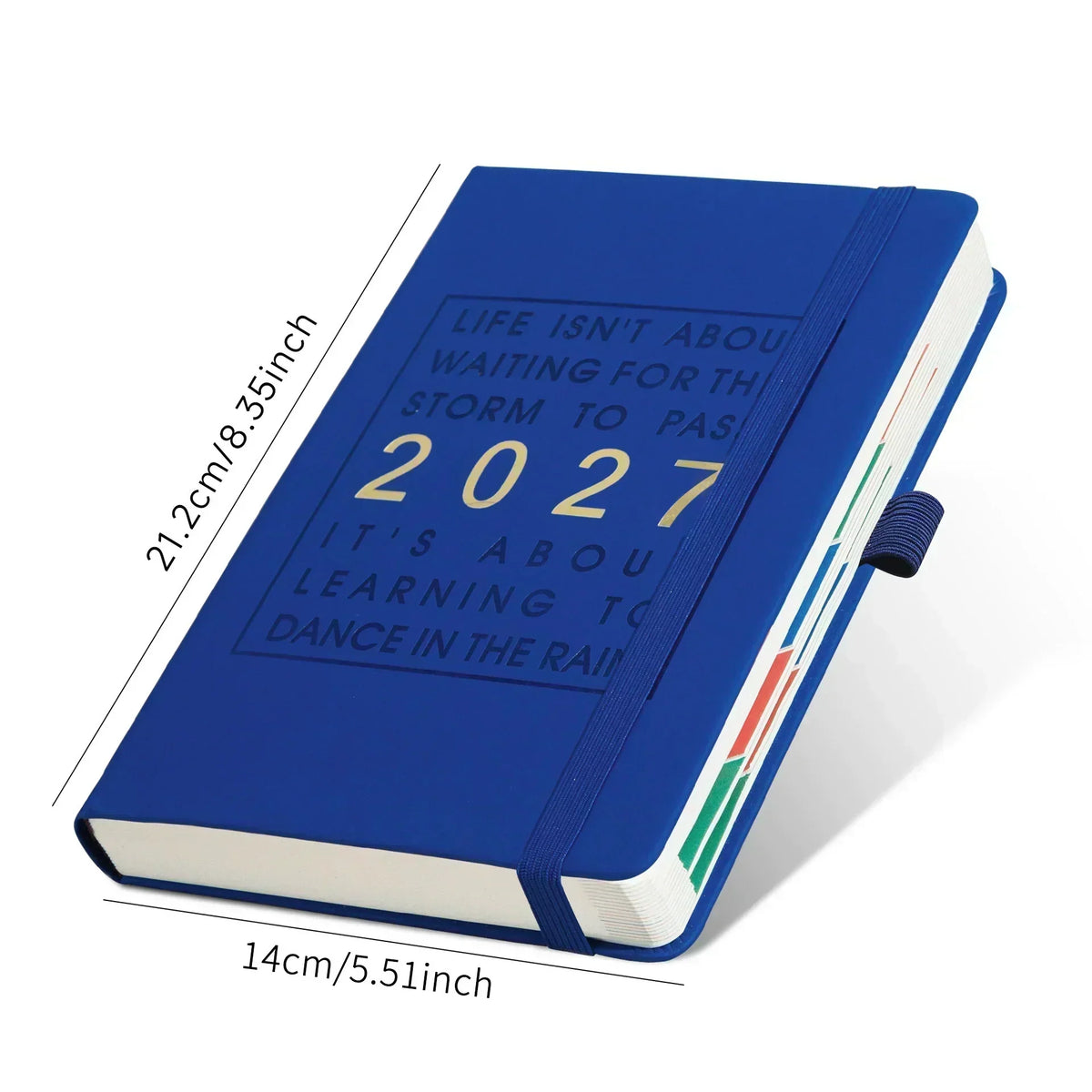 2027 Daily Planner Notebook A5 – Dated One Day Per Page Journal