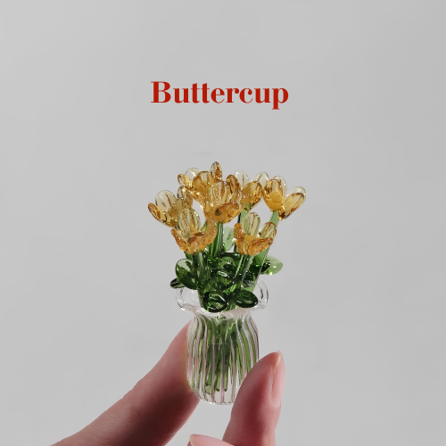 Miniature Forever Flowers | Mini Glass Flower Bouquet Gift