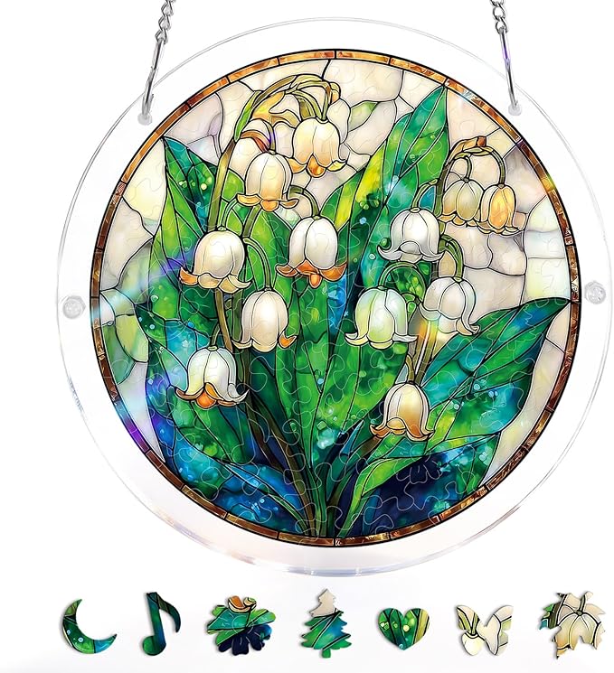 Acrylic Jigsaw Puzzle Suncatcher 80 Pieces