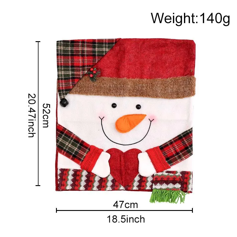 Christmas Chair Covers with Santa Claus