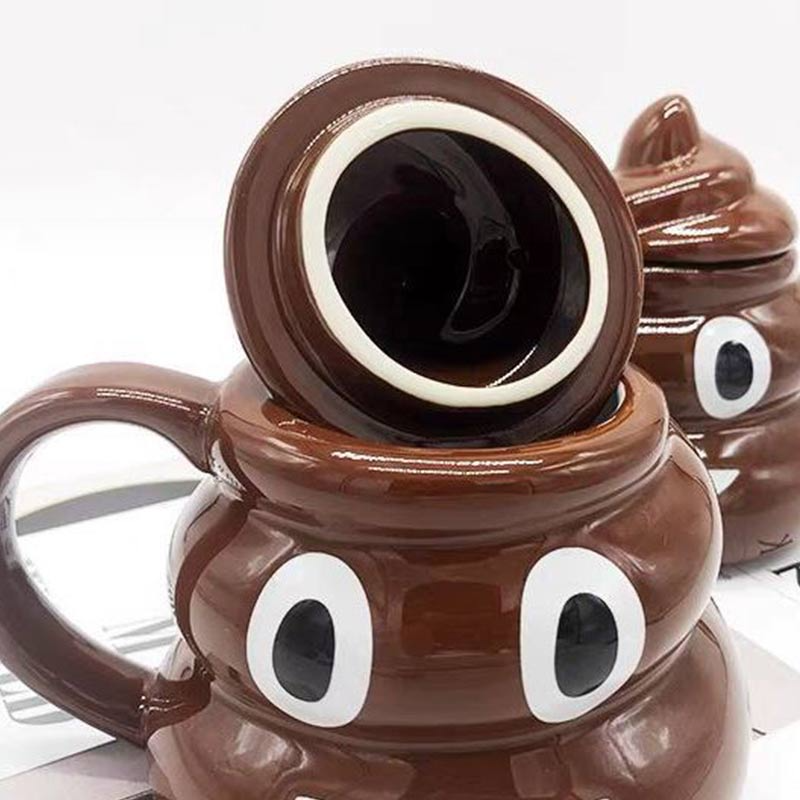 Mug Rigolo Émoji Caca