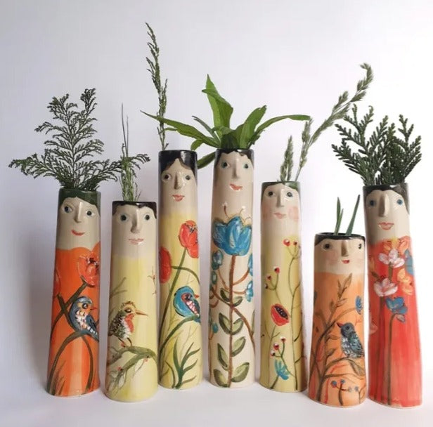 Sunny Family Bud Vases
