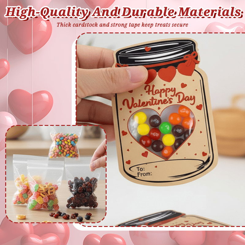 ❤️Valentine's Day Pre-Sale 49% OFF❤️Mason Jar Valentine Cards