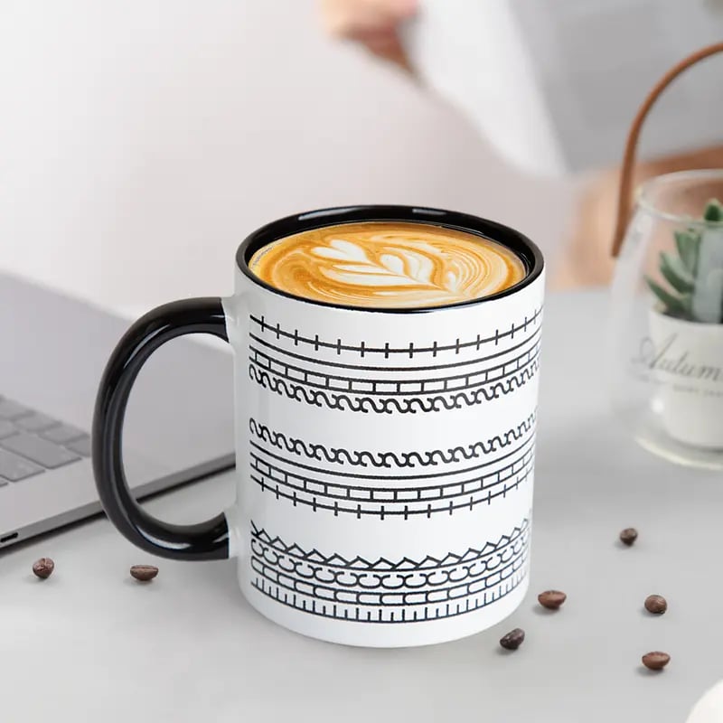 Hidden Message Funny Ceramic Coffee Mugs