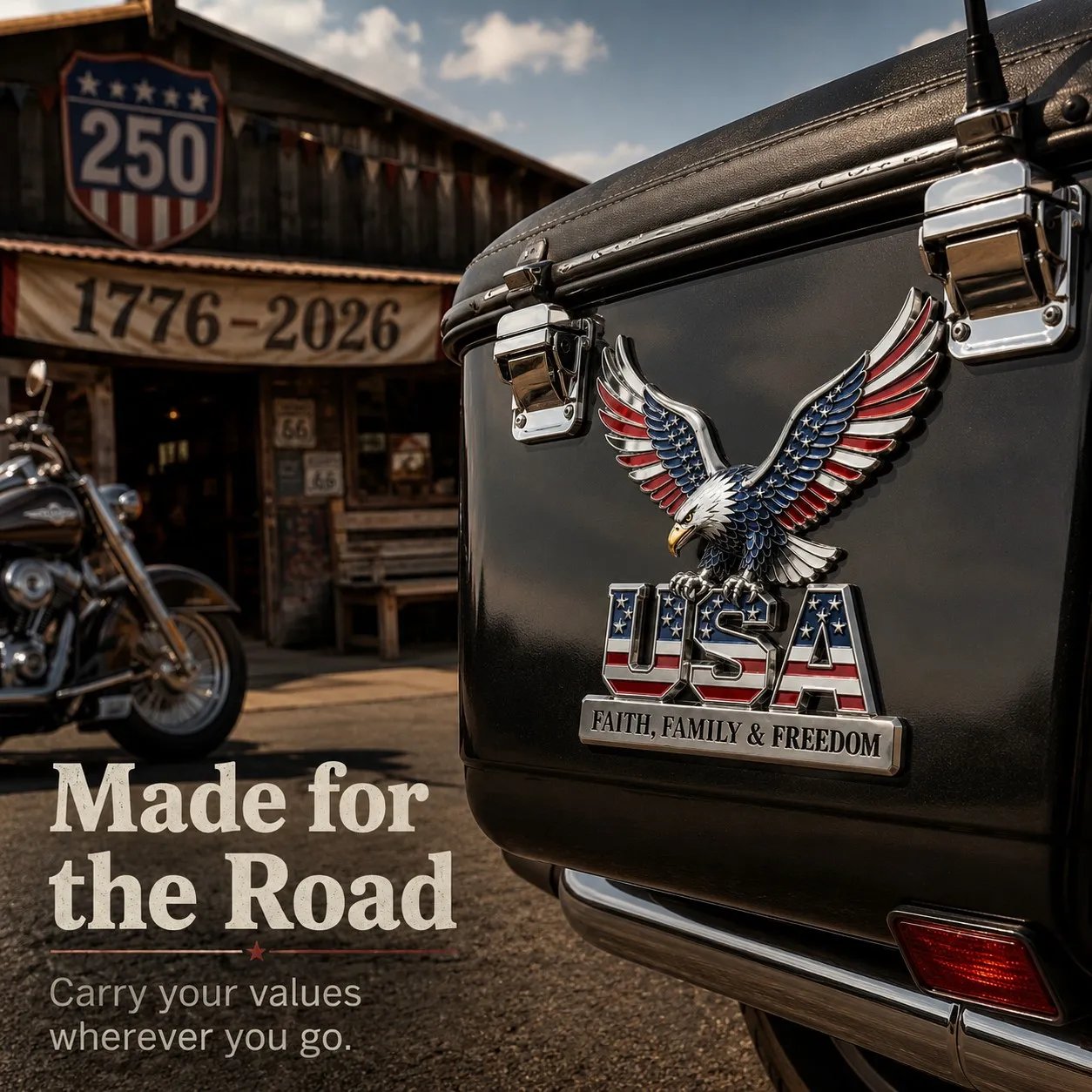 250th Anniversary Faith, Family & Freedom Emblem