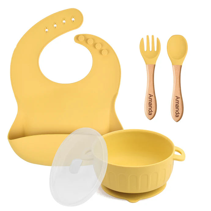 Baby Silicone Feeding Tableware Set