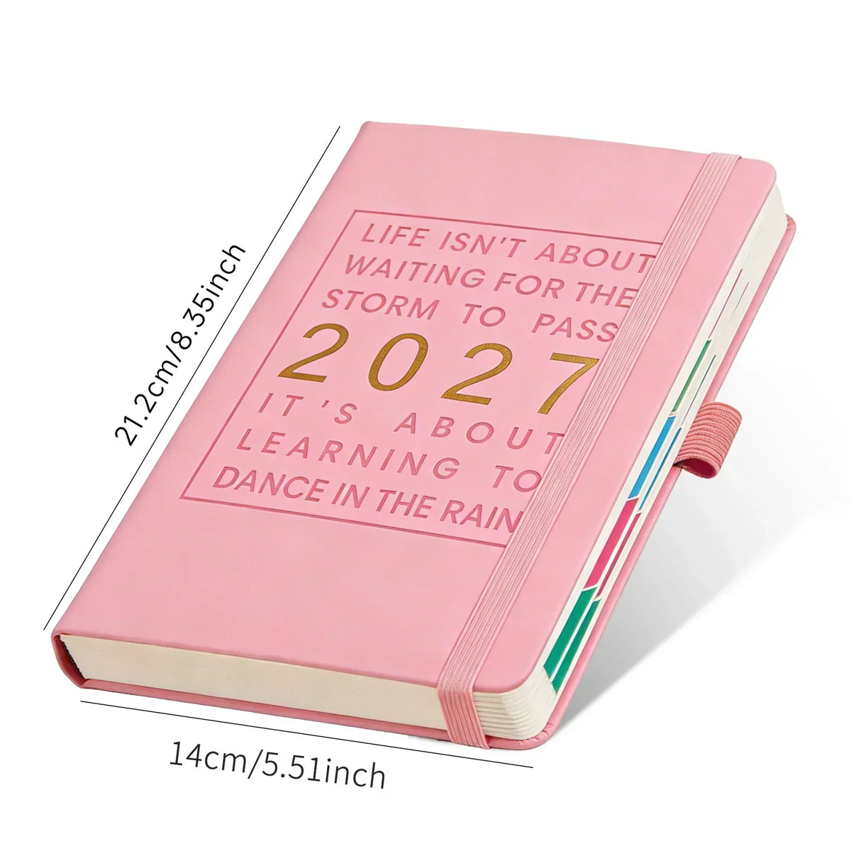 2027 Daily Planner Notebook A5 – Dated One Day Per Page Journal