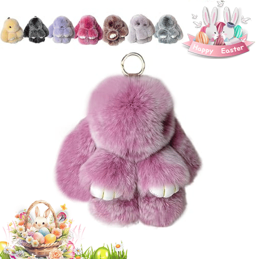 🐰Easter Cute Bunny Plush Keychain