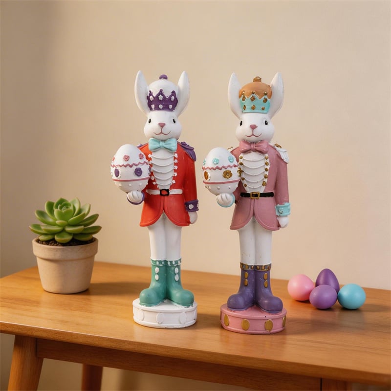 Easter Bunny Nutcracker – A Charming Touch of Spring