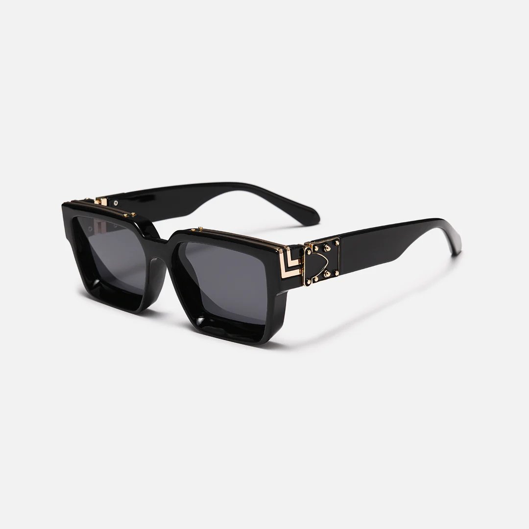 Lunettes de soleil carrées en fibre de carbone