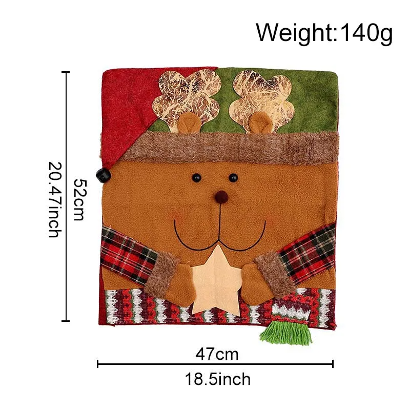 Christmas Chair Covers with Santa Claus