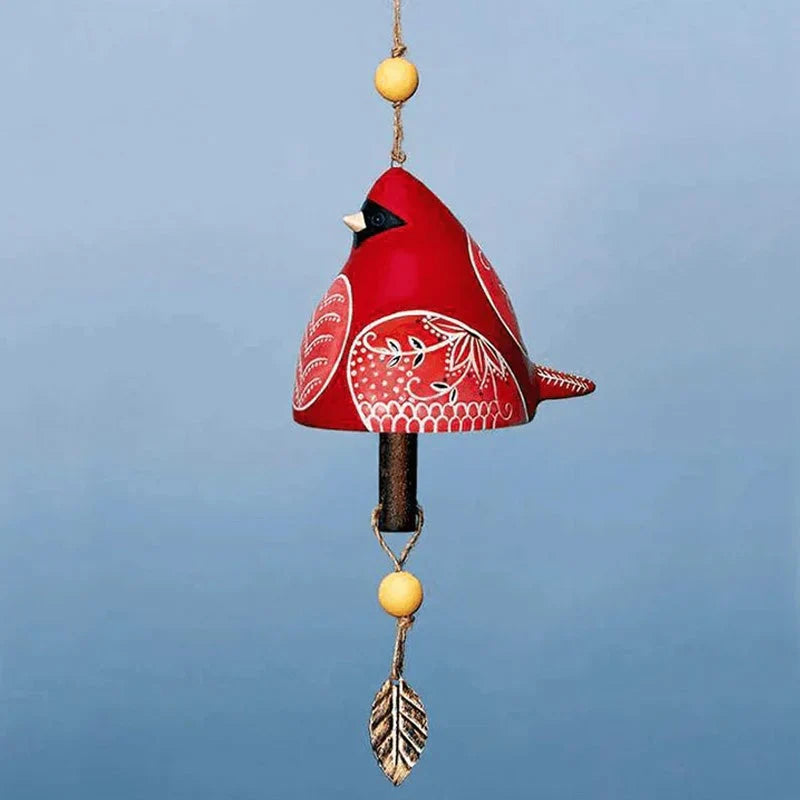 Hand-Painted  Bird wind Chimes