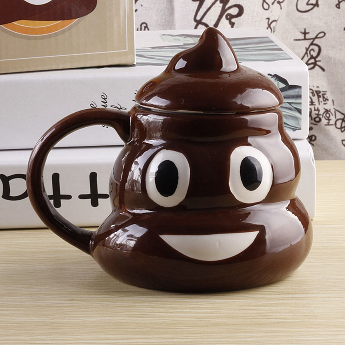 Mug Rigolo Émoji Caca